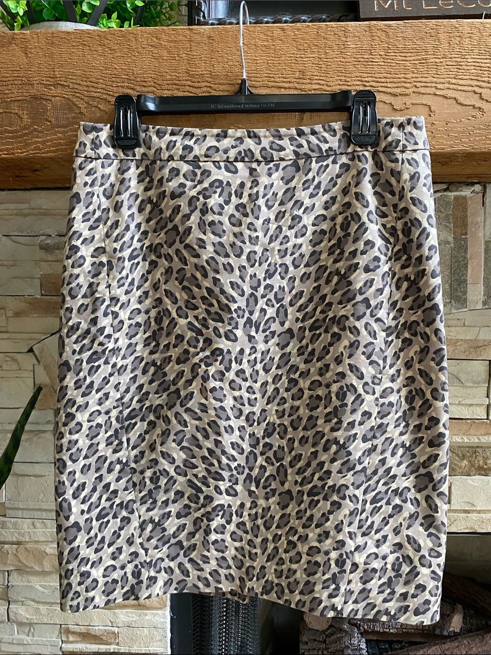 Loft Animal Print Skirt
